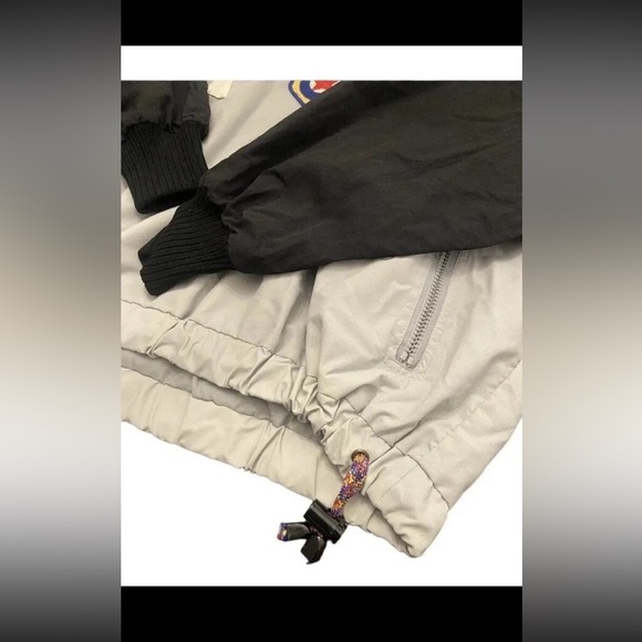 Retro Olympic Ski Winter Jacket With Zip Pockets Size Large Slalom  Vintage - Picture 5 of 7